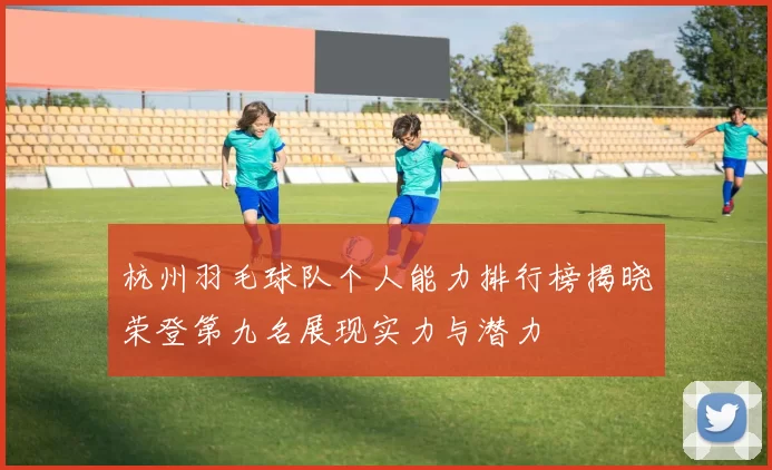 杭州羽毛球队个人能力排行榜揭晓荣登第九名展现实力与潜力
